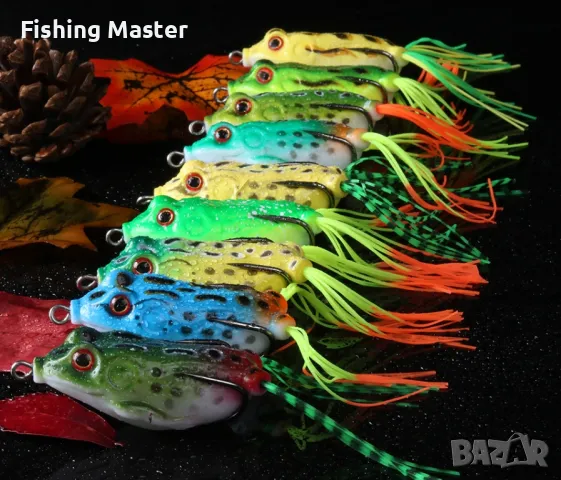 СИЛИКОНОВИ  ЖАБИ ЗА РИБОЛОВ, снимка 2 - Стръв и захранки - 24265944