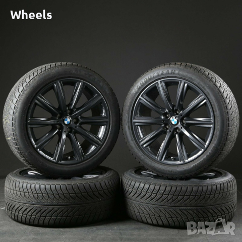 18" 5x112 BMW Styling 684 V-Spoke 5 Series G30 G31 OEM, снимка 2 - Гуми и джанти - 44589801