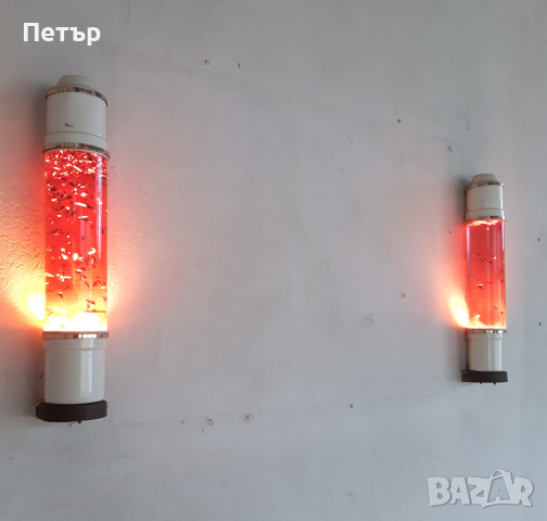 Светещи лампи за стена 2 бр., снимка 3 - Лампи за стена - 44622220