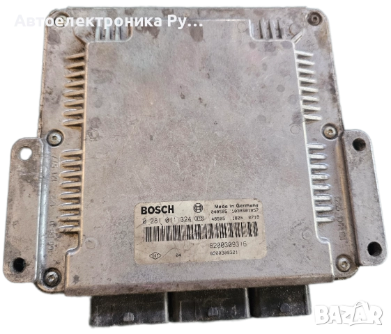 Компютър запалване Renault Laguna II 1.9 DCI 120 конски сили, 0281011324 ,8200309316