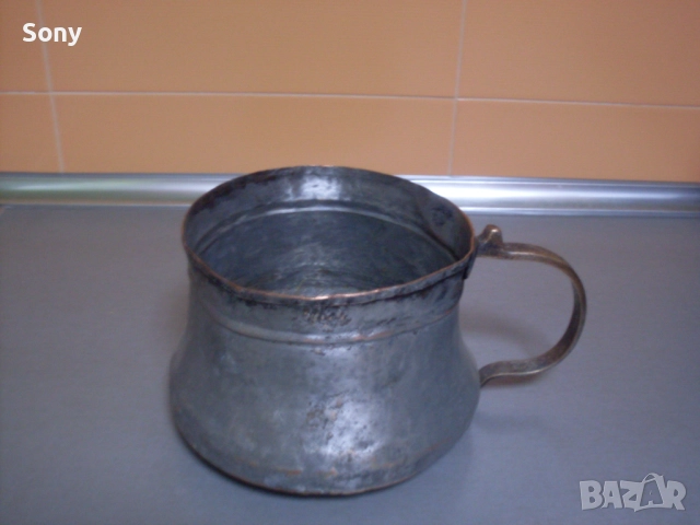 Старо медно-"бакърено" котле, канче., снимка 7 - Антикварни и старинни предмети - 52939370