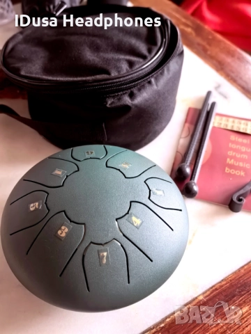 Метален езичков барабан (Steel Tongue Drum) – 15.5 см