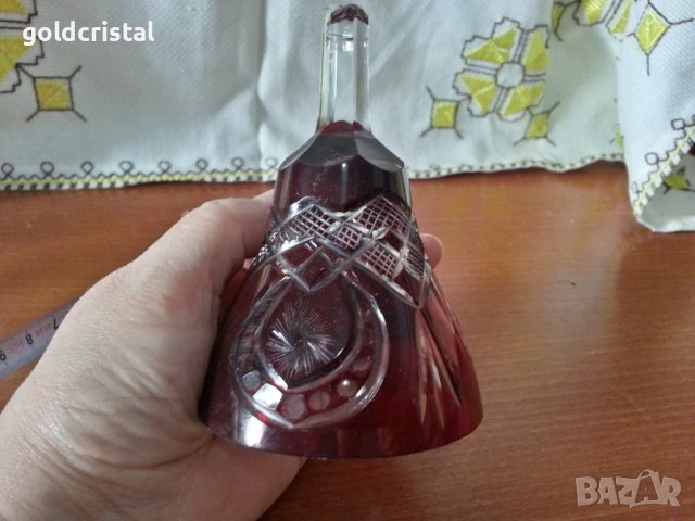 Декоративна кристална камбанка, снимка 2 - Антикварни и старинни предмети - 42170316