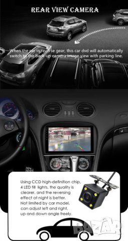 Мултимедия, Двоен дин, за Mercedes SL R230, с Android, Навигация, SL350, SL500, SL55, SL600, SL65, снимка 3 - Аксесоари и консумативи - 41046930