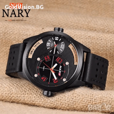 Мъжки часовник – NARY + ПОДАРЪК, снимка 3 - Мъжки - 53206576