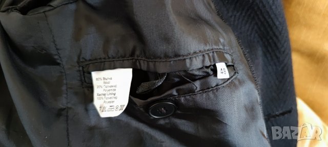 ПРОМОЦИЯ Мъжко черно палто Paruchev, снимка 10 - Палта - 34850208