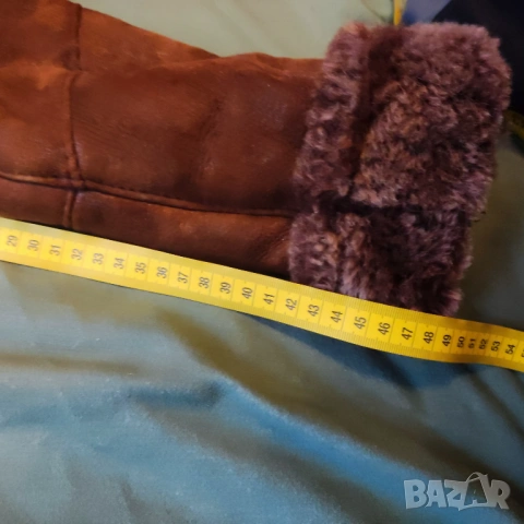 Детско Палто агнешка кожа и лисица с цип уникално ръчна изработка , снимка 7 - Детски якета и елеци - 53062123