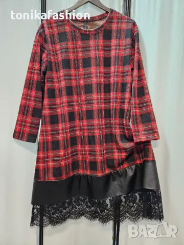 Карирана рокля L/XL, снимка 7 - Рокли - 48131039