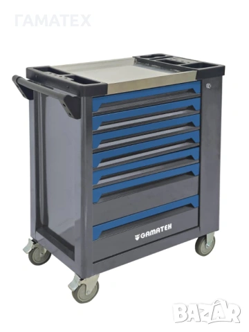 Шкаф (количка) оборудвана с 258 бр. инструменти