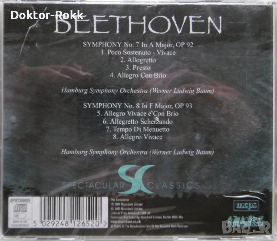 Beethoven - Classical Spectacular - CD - 2001, снимка 2 - CD дискове - 38893003