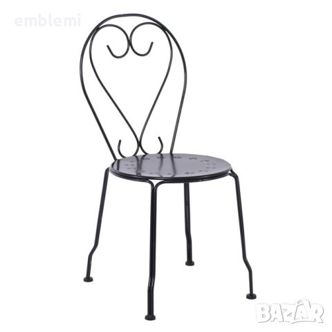 Стол трапезен градински Bistro черен, снимка 1 - Столове - 44275691