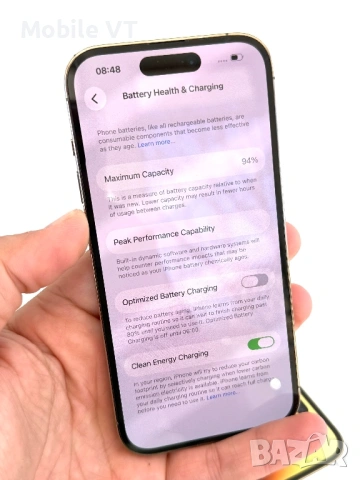 Перфектен! iPhone 14 Pro 128GB Gold ГАРАНЦИЯ!, снимка 5 - Apple iPhone - 53663733