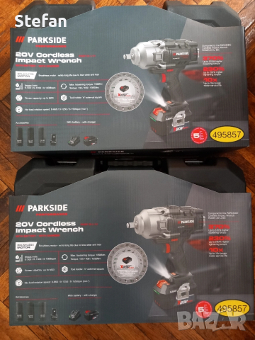 Мощен Акумулаторен Гайковерт PARKSIDE