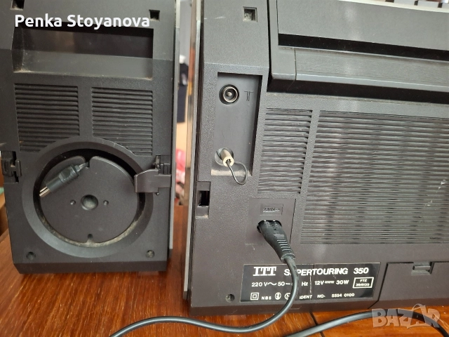 Радио касетофон ITT super Touring 350, снимка 6 - Радиокасетофони, транзистори - 52799635