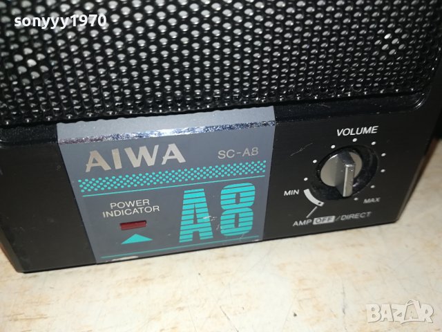 AIWA SC-A8 2БР АКТИВНИ КОЛОНИ ВНОС ФРАНЦИЯ 2709231217, снимка 5 - Тонколони - 42338220