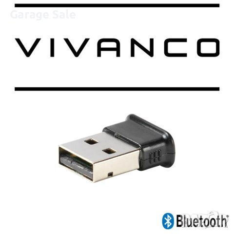 VIVANCO USB Bluetooth Dongle v4.0, Class 2, снимка 2 - Други - 41843294