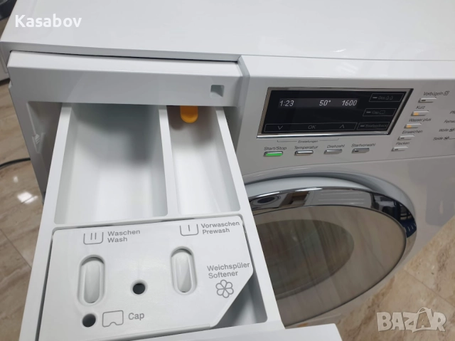 Miele W1 - TwinDos - Подсветка - Пералня Миеле 12м Гаранция, снимка 6 - Перални - 51991757