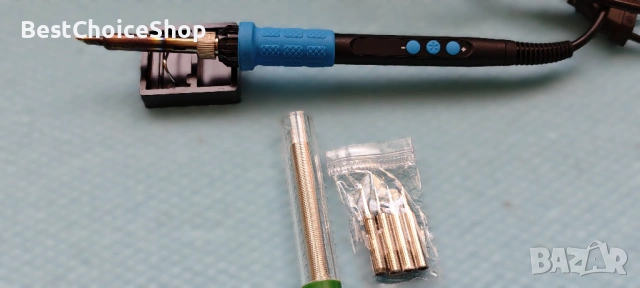 Комплект за запояване с LCD дисплей и регулируема температура, снимка 4 - Друга електроника - 53145082