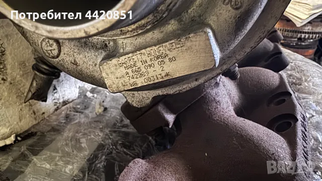 Турбо компресор за SsangYong Rexton - A6650900580, снимка 2 - Части - 50084442