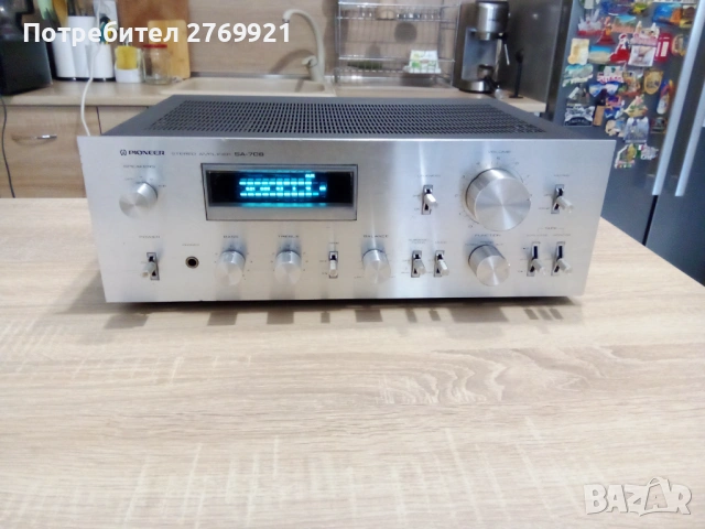 Усилвател Pioneer SA 708, снимка 3 - Ресийвъри, усилватели, смесителни пултове - 53846242