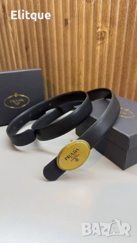 колани от естествена кожа в кутия prada, снимка 3 - Колани - 53445095