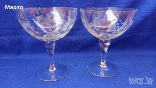 Две шампанки, ръчна гравюра, сватбени, снимка 4 - Чаши - 41881695