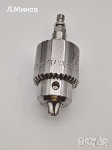 Неръждаем патронник Jacobs USA, снимка 2 - Бормашини - 40450871