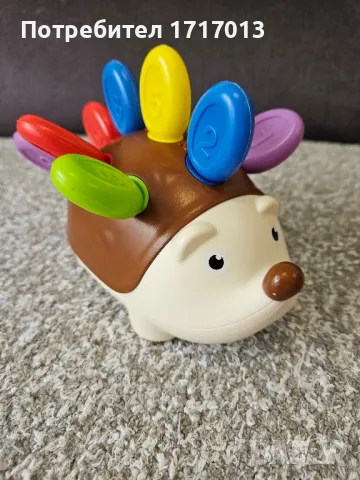 Образователни играчки таралежи – за моторика, цветове и цифри, снимка 5 - Образователни игри - 49794307