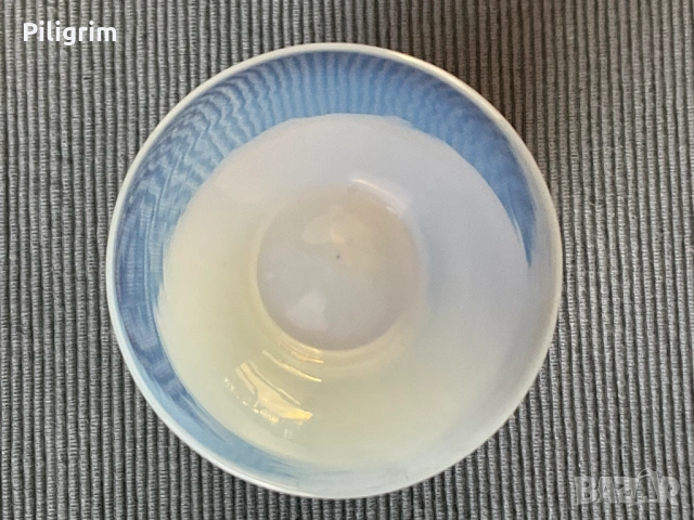 Ваза от опалово стъкло,  Portieux Vallerysthal, Francia., снимка 5 - Вази - 53801750