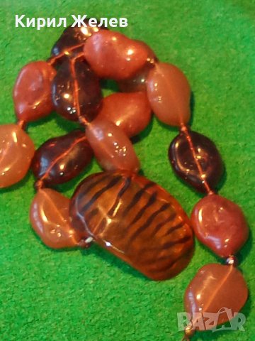 СТАРА ВИНТИДЖ ОГЪРЛИЦА КОЛИЕ от ТОПЕН КЕХЛИБАР КАТАЛИН 15039