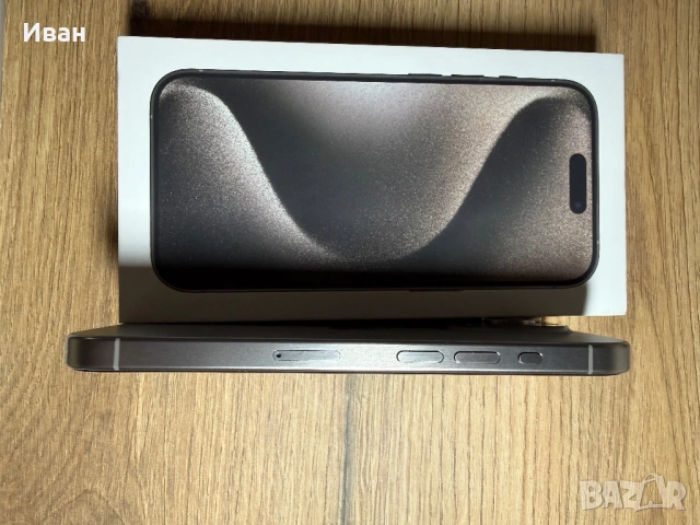 iPhone 15 Pro Narural Titanium 90% Батерия, снимка 7 - Apple iPhone - 53194122