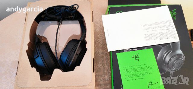  Слушалки Gaming Razer Kraken X, Мултиплатформени, Черни чисто нови гаранция, снимка 9 - Слушалки за компютър - 41833454