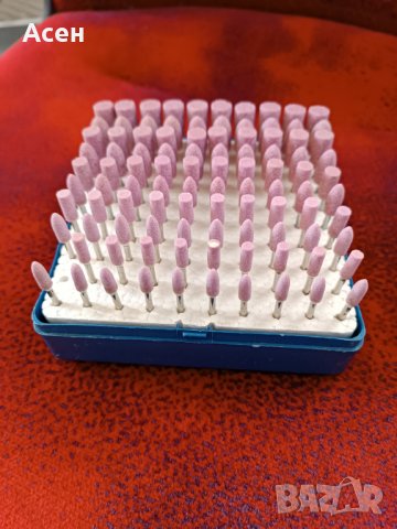 Комплект 100 бр. корундови абразивни накрайници , снимка 3 - Други инструменти - 40142909