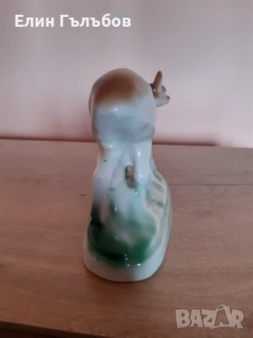 Порцеланова статуетка на сърничка ретро, Бг производство, снимка 10 - Антикварни и старинни предмети - 51963511