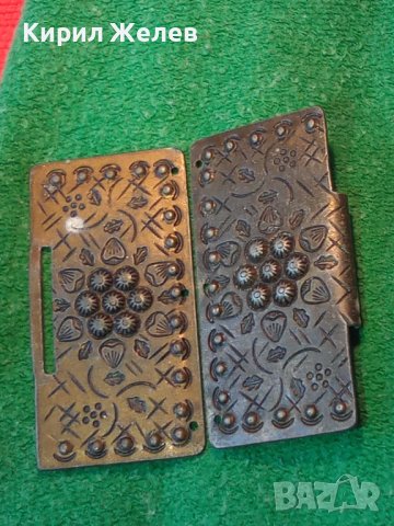 СТАРИ ПАФТИ ТОКА КОВАНИ РЪЧНО ОРНАМЕНТИРАНИ МЕСИНГ ГРАДСКО УКРАШЕНИЕ за НОСИЯ за КОЛАН 3019, снимка 12 - Антикварни и старинни предмети - 30523539