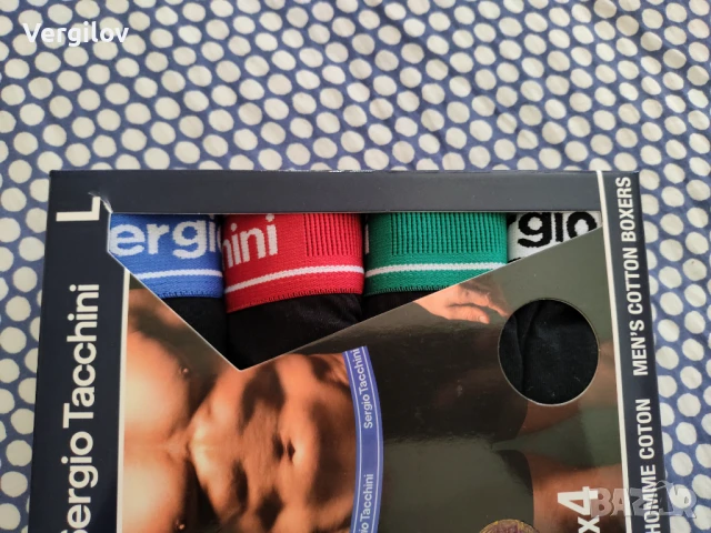 Sergio Tacchini 4 боксерки нови