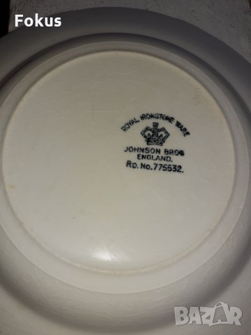 Порцеланова чиния Johnson Bros England, снимка 4 - Антикварни и старинни предмети - 34752010