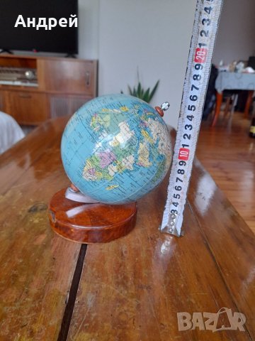 Стар глобус #4, снимка 6 - Антикварни и старинни предмети - 41828032