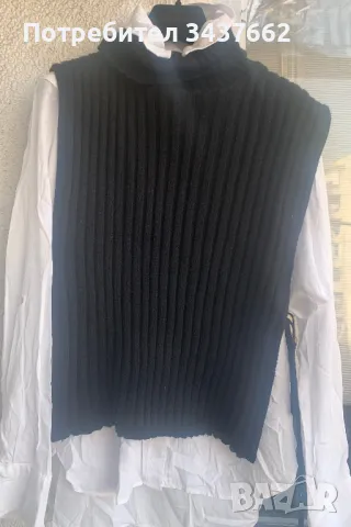 Риза с пончо , снимка 6 - Ризи - 48428874