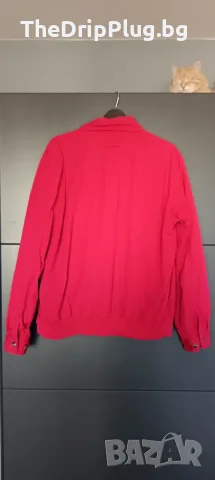 Tommy Hilfiger мъжко яке размер М червено , снимка 3 - Якета - 56332284