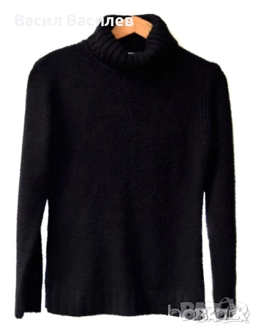 Camaieu Un Monde дамски черен пуловер поло