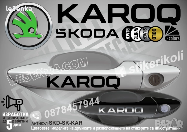 Skoda Karoq стикери дръжки SKD-SK-KAR