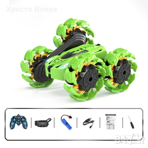 Каскадьорска Кола с дистанционно управление с жестове, снимка 5 - Коли, камиони, мотори, писти - 51997128