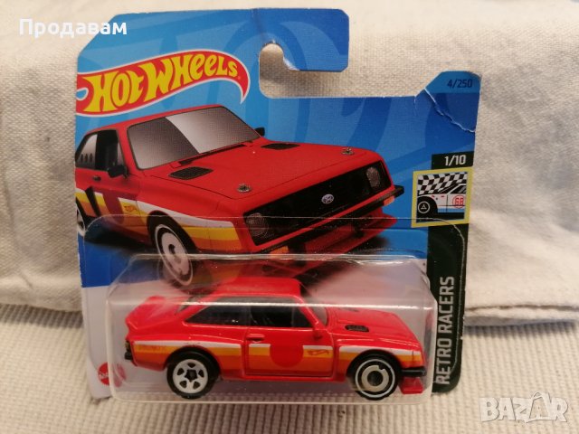 💕🧸Hot Wheels FORD ESCORT RS2000 Red Retro Racers