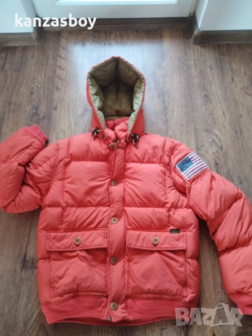 Polo Ralph Lauren Jacket Puffer USA Flag Down Expedition - ДЕБЕЛО пухено яке М, снимка 12 - Якета - 52433002