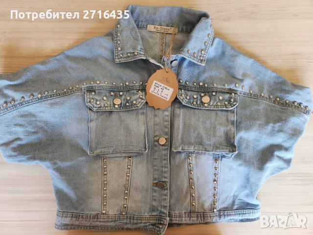 Дамско дънково яке , снимка 2 - Якета - 51602808