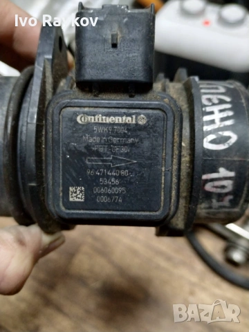 Дебитомер за Citroen Peugeot, 1.4 TDCI, 96 471440 80, 9647144080, 5WK9 7004, 5WK97004, снимка 4 - Части - 53476900