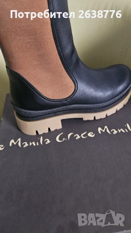 Боти Manila Grace, снимка 2 - Дамски боти - 52396985