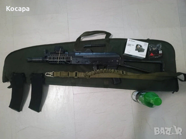WE AKS-74U GBBR Airsoft Rifle