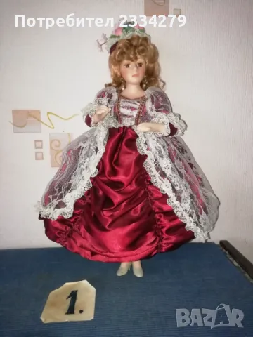 Порцеланови кукли от колекцията ,, Victorian Olls" високи 42см. , снимка 2 - Колекции - 49756826